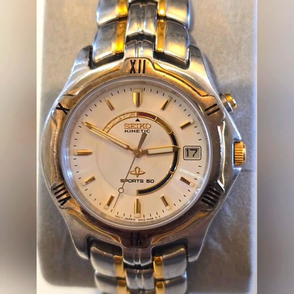 Seiko Kinetic SQ50 5M42-0D70 Extremely Rare Model